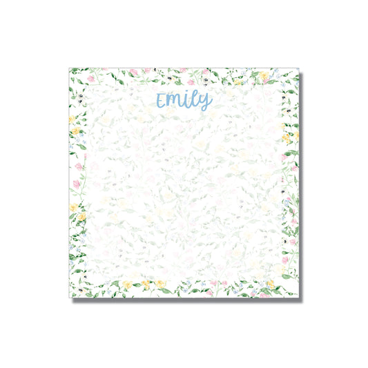 Spring Floral Notepad