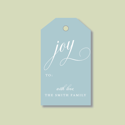 Joy Christmas Gift Tags