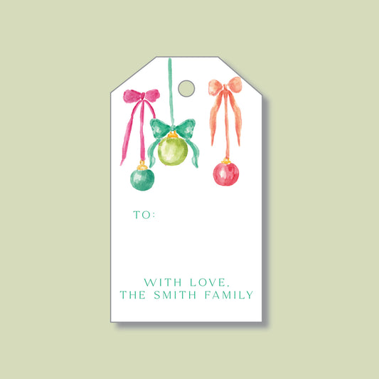 Merry and Bright Christmas Gift Tags