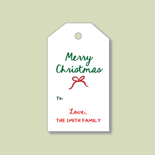 Merry Christmas Gift Tags