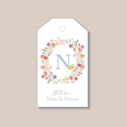 Floral Wreath Gift Tags