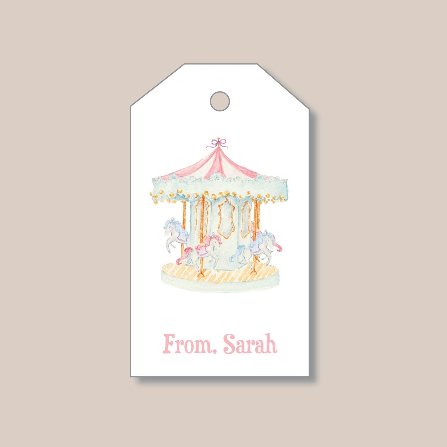 Carousel Gift Tags