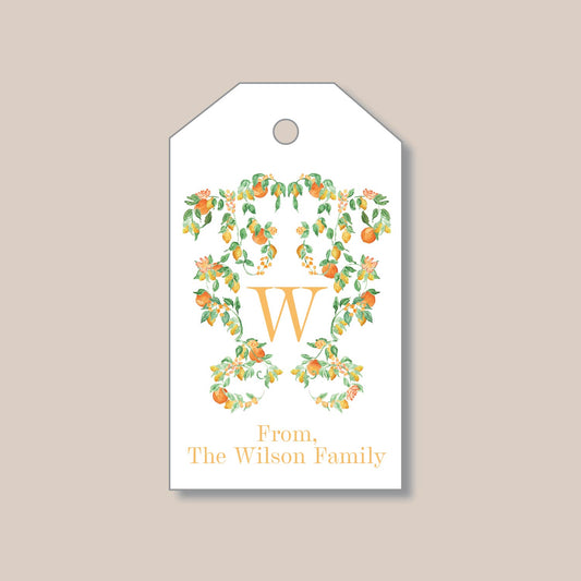 Orange Gift Tags