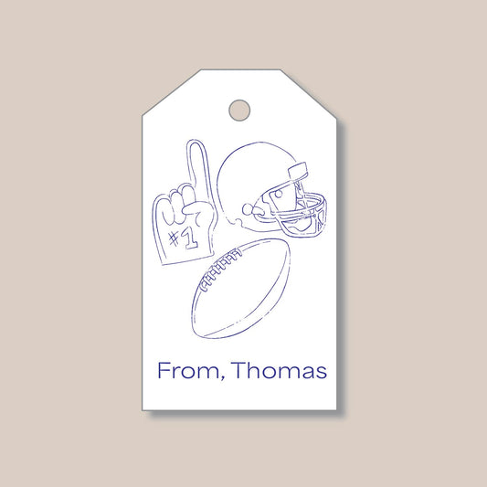 Football Gift Tags