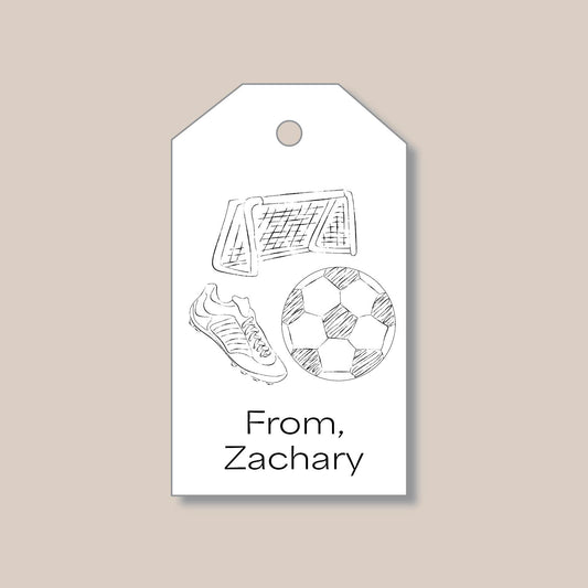 Soccer Gift Tags