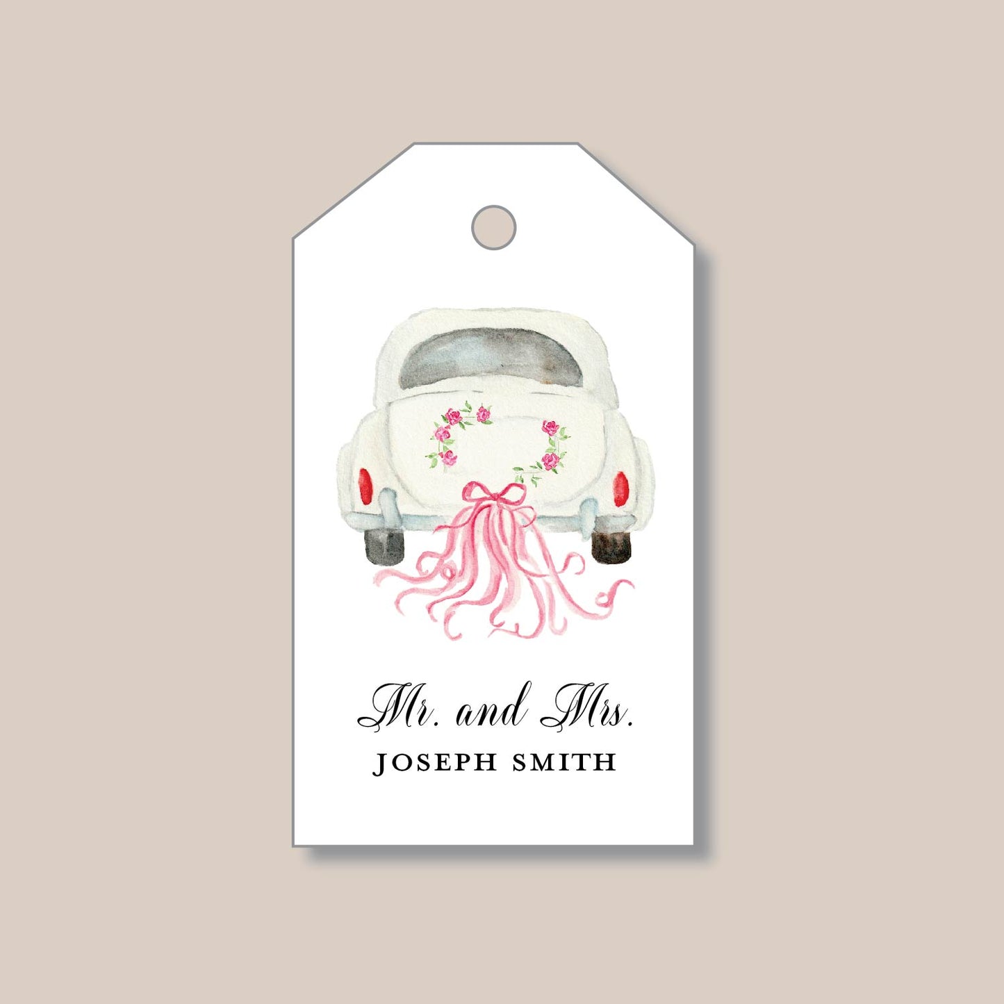 Just Married Gift Tags