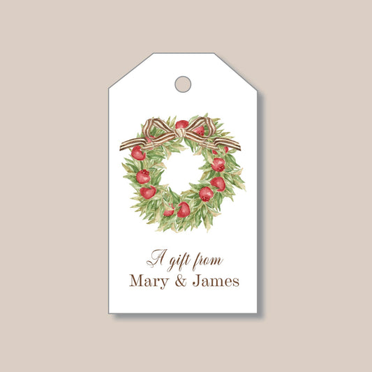 Wreath Gift Tags