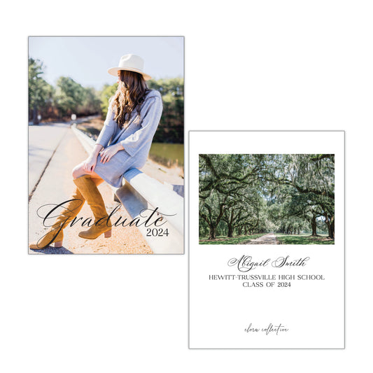 Graduation Picture Announcement