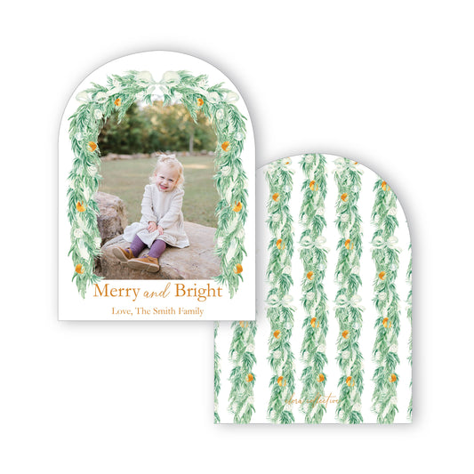 Merry Garland Christmas Card