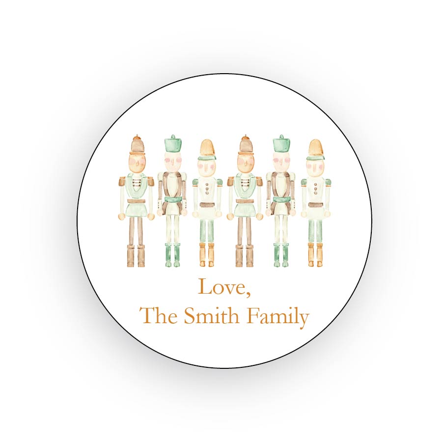 Nutcracker Gift Stickers