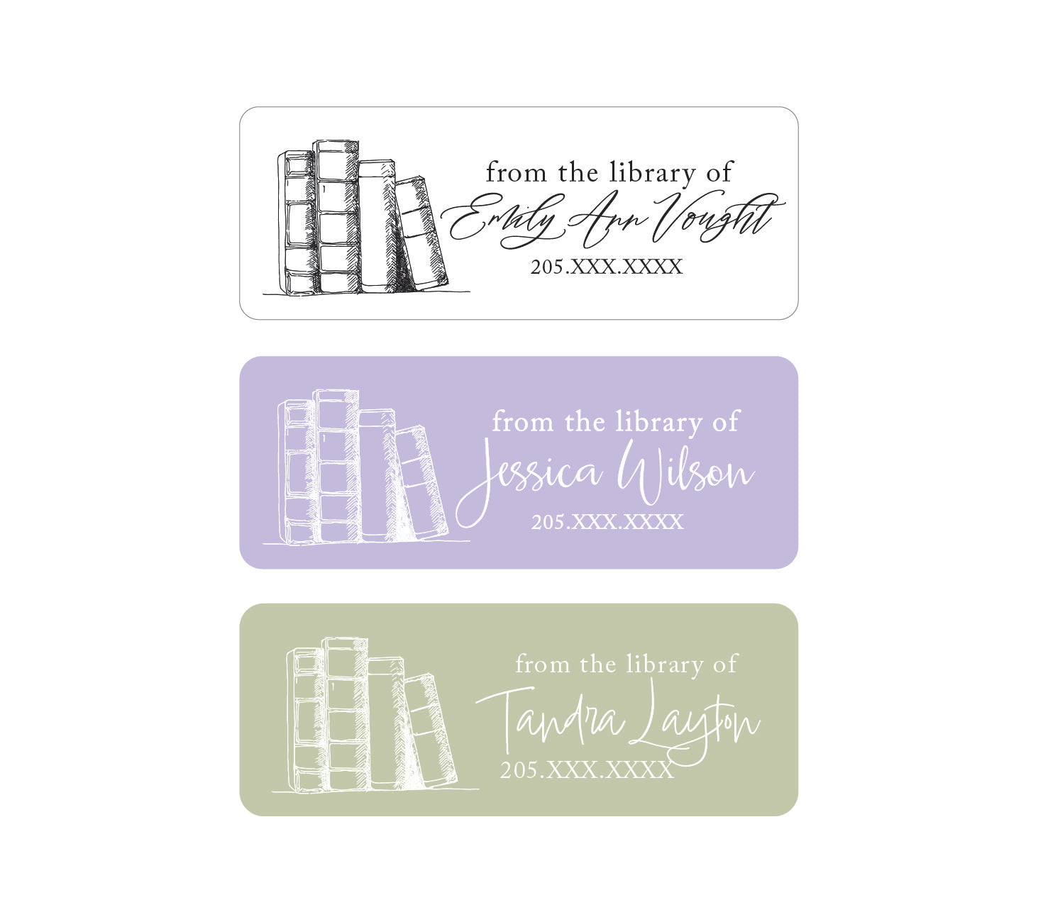 Library Labels – Elora Collective