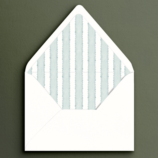 Blue Frost Envelope Liner