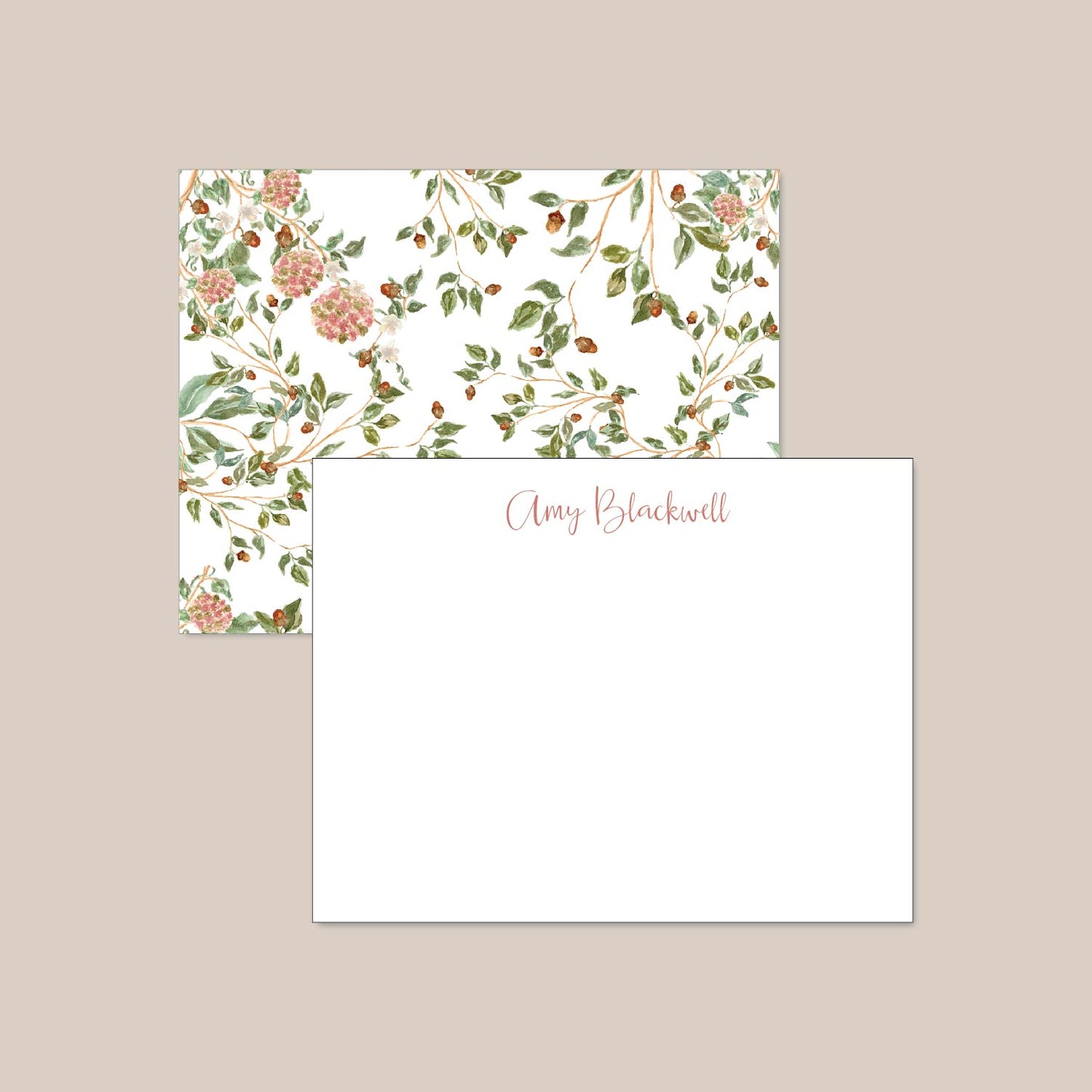 Neutral Garden Flat Stationery