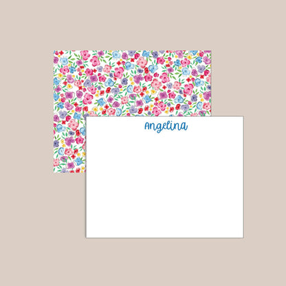 Bright Floral Flat Stationery