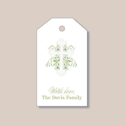 Sage Cross Gift Tags