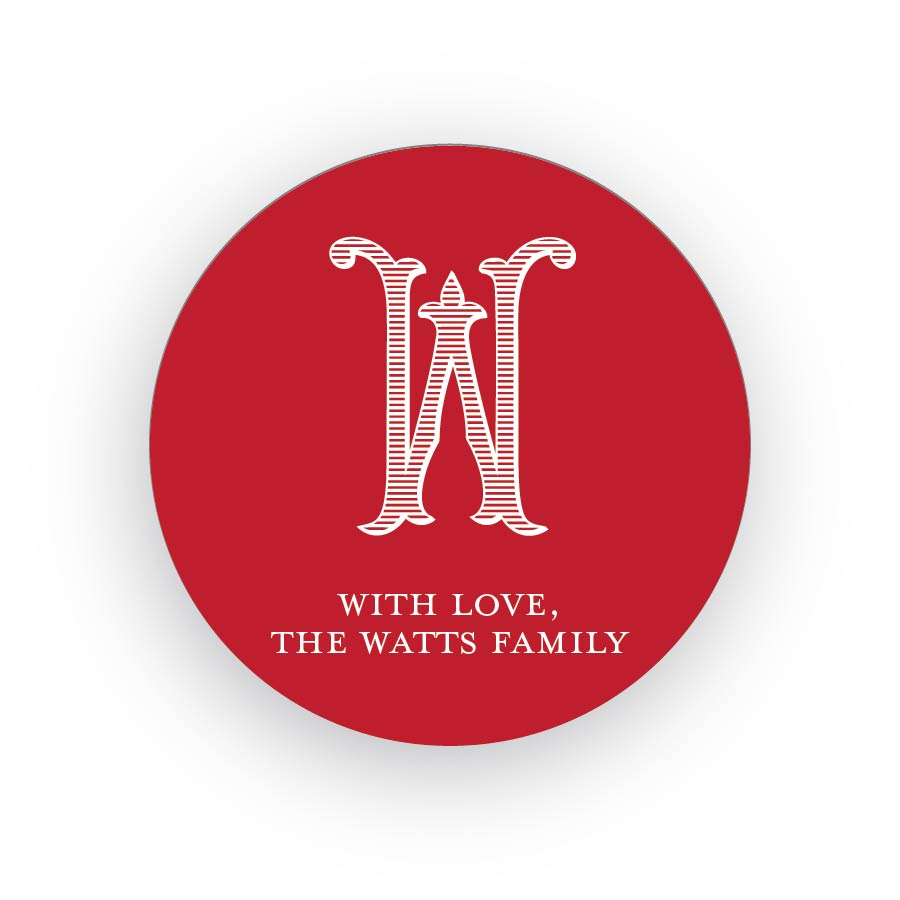 Classic Letter Gift Stickers