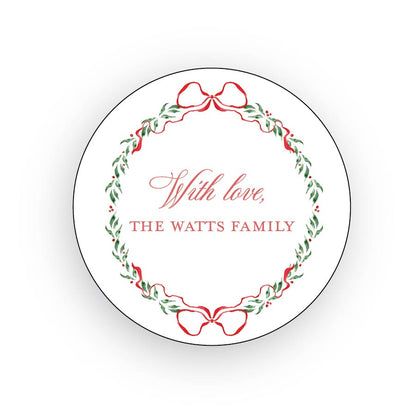Wreath Gift Stickers