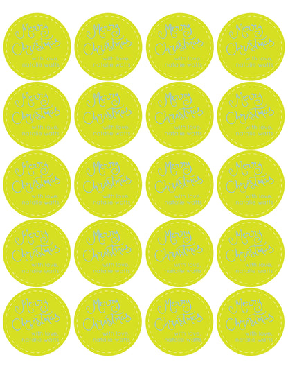 Classic Letter Gift Stickers